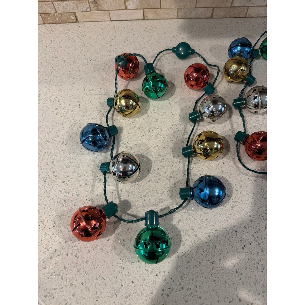 Disney Parks String Lights Set of 2 Bell Lights - Picture 3 of 3